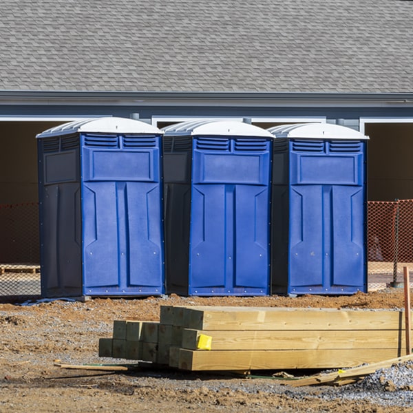 are there any restrictions on what items can be disposed of in the portable toilets in Raisinville